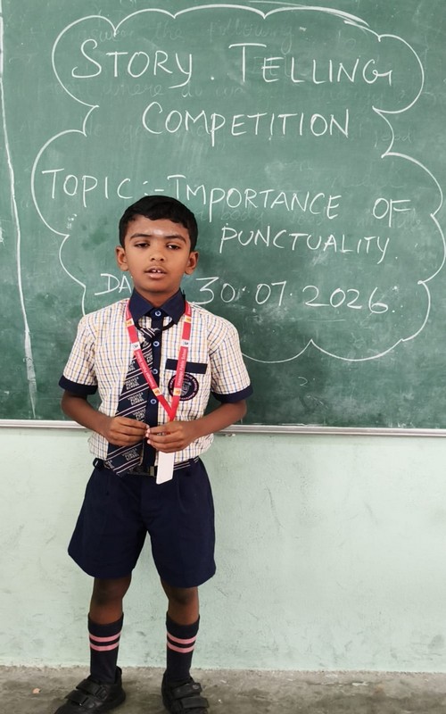 Grade 3 July month competition Story telling