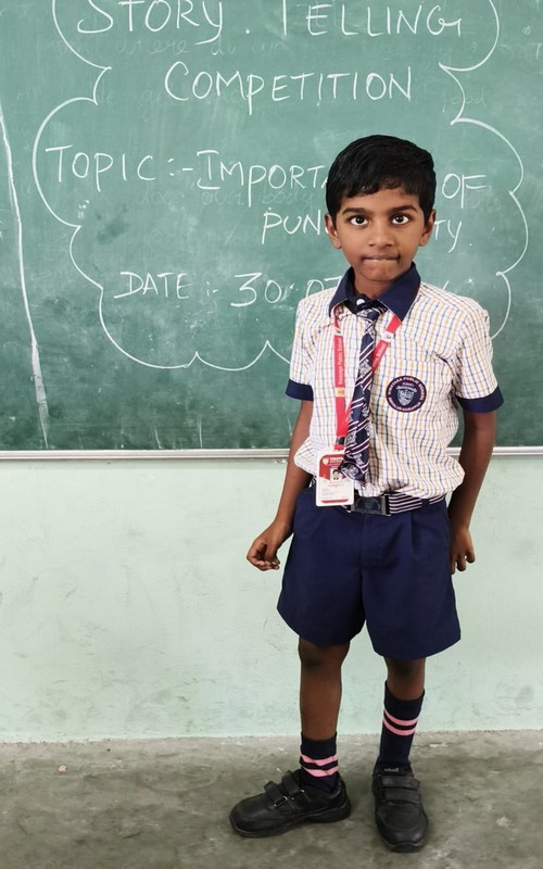 Grade 3 July month competition Story telling