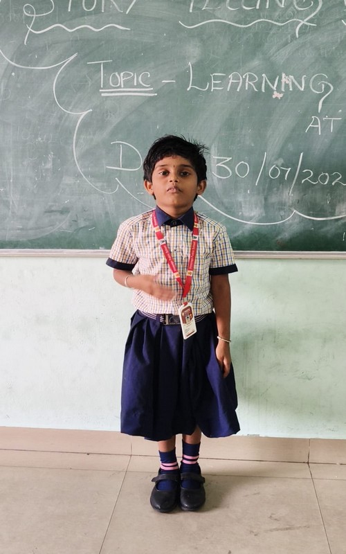 Grade 1 July month competition Story telling