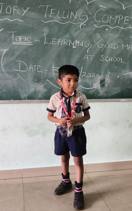 Grade 1 July month competition Story telling