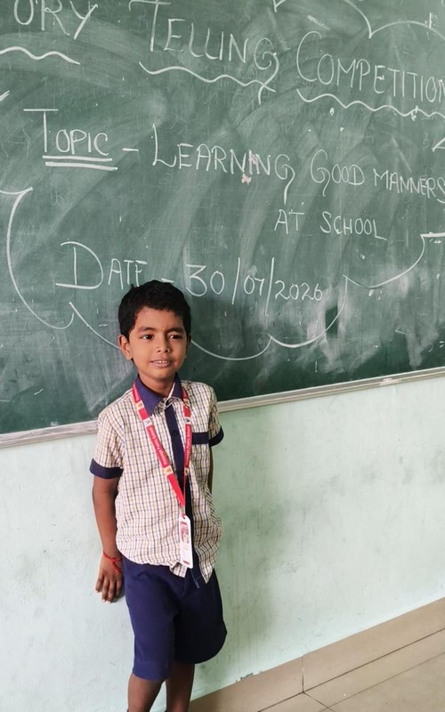 Grade 1 July month competition Story telling